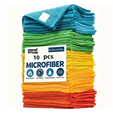 10-Piece Microfibre Cleaning Cloth Set – Only £5.00