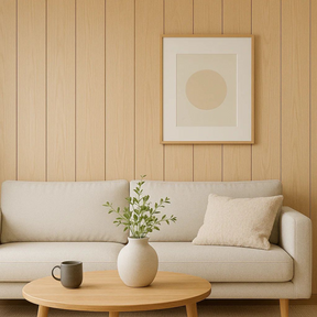 WPC Wood Effect Flat Style Wall Panels