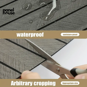 3D Wood Slat Wall Panels, Self-Adhesive, Removable, Waterproof Buy 1, Get 6 Premium Panels for Only £7! (30cm x 60cm)