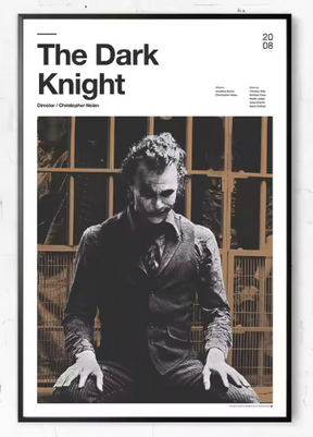 Premium Wall Art - Iconic Rewinds: Minimalist Poster Collection of Classic Films & Series (Multiple Sizes Available)