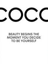 Premium Wall Art - Black Coco Range (Multiple Sizes Available)