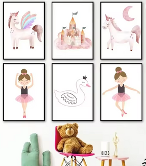 Premium Wall Art - Dreamland Delights: Whimsical Art for Little Hearts (Multiple Sizes Available