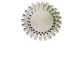 Radiant Halo: Contemporary Wall Mirror
