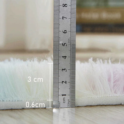 Gray Carpet for Living Room Plush Rug Bed Room Floor Fluffy Mats Anti-slip Home Decor Rugs Soft Velvet Carpets Kids Room Blanket