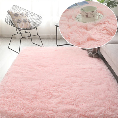 Gray Carpet for Living Room Plush Rug Bed Room Floor Fluffy Mats Anti-slip Home Decor Rugs Soft Velvet Carpets Kids Room Blanket