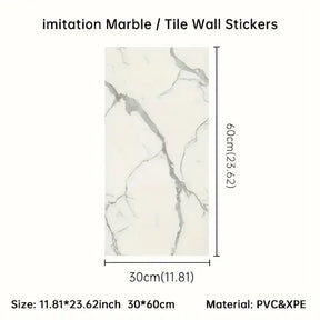 3D Self-Adhesive Wall Tiles (30cm x 60cm)