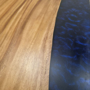 239cm x 91cm Live Edge East Indian Walnut Dinning Table