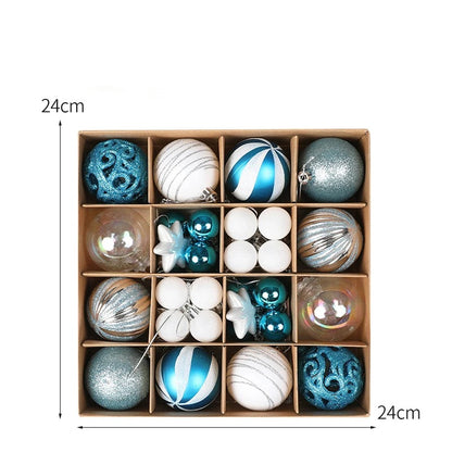 Christmas Tree Ball Ornaments – Holiday Home Decor for Navidad & New Year 2026