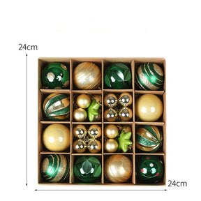 Christmas Tree Ball Ornaments – Holiday Home Decor for Navidad & New Year 2026