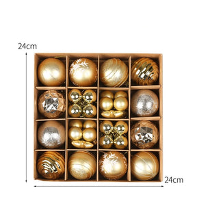 Christmas Tree Ball Ornaments – Holiday Home Decor for Navidad & New Year 2026