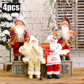 Santa Claus Plush Doll 30cm – Christmas Home Decoration, Navidad Party Decor & New Year Gift 2025