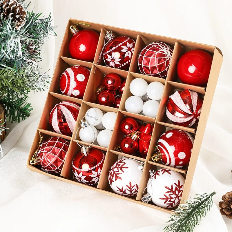 Christmas Tree Ball Ornaments – Holiday Home Decor for Navidad & New Year 2026
