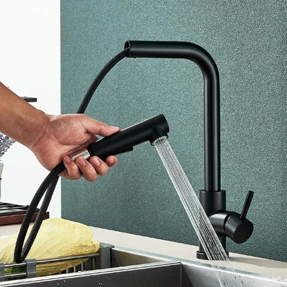 Pull-Out Mixer Tap, Stream & Spray