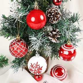 Christmas Tree Ball Ornaments – Holiday Home Decor for Navidad & New Year 2026