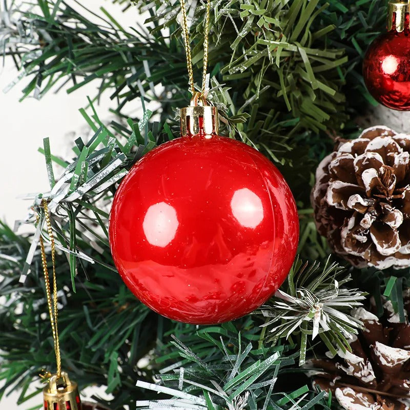 Christmas Tree Ball Ornaments – Holiday Home Decor for Navidad & New Year 2026