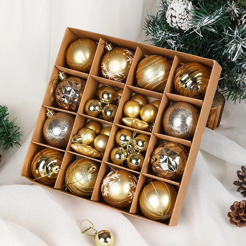 Christmas Tree Ball Ornaments – Holiday Home Decor for Navidad & New Year 2026