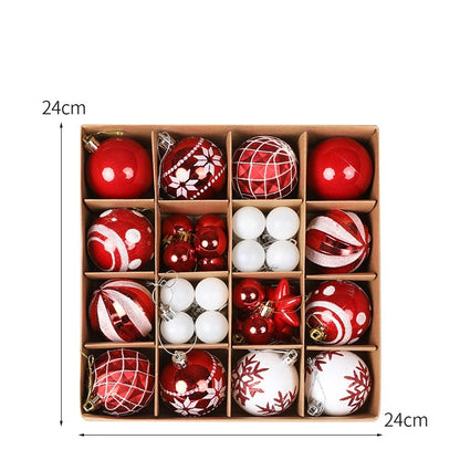 Christmas Tree Ball Ornaments – Holiday Home Decor for Navidad & New Year 2026
