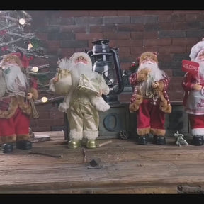 Santa Claus Plush Doll 30cm – Christmas Home Decoration, Navidad Party Decor & New Year Gift 2025